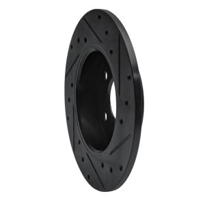 Chevrolet Zafira Brake Rotor (1) - Rear Left - R1 Concepts - Drilled & Slotted - Black - `02-`08